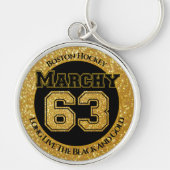 Boston Hockey Marchy 63 Sleutelhanger (Voorkant)