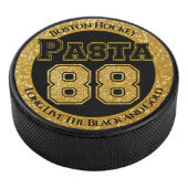 Boston hockey pasta 88 hockey puck (3/4)