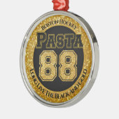 Boston hockey pasta 88 metalen ornament (Links)