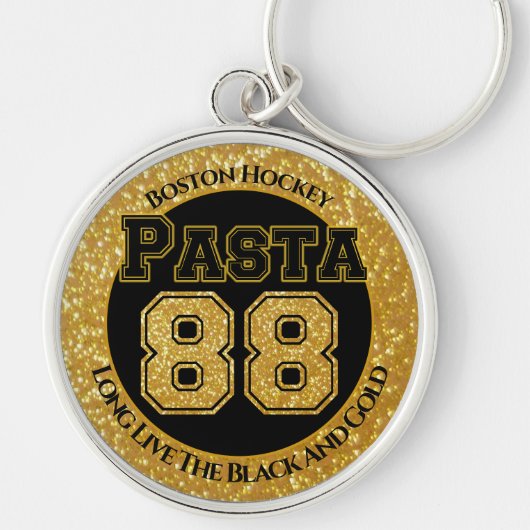 Boston hockey pasta 88 sleutelhanger (Voorkant)