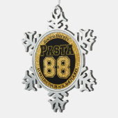 Boston hockey pasta 88 tin sneeuwvlok ornament (Rechts)