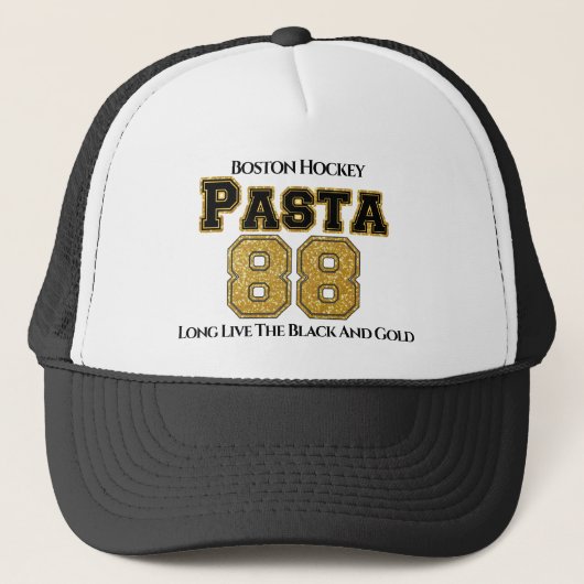 Boston hockey pasta 88 trucker pet (Voorkant)