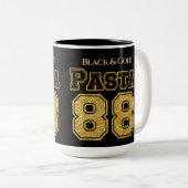 Boston hockey pasta 88 tweekleurige koffiemok (Voorkant rechts)