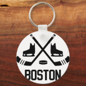 Boston Hockey Sleutelhanger (Voorkant)