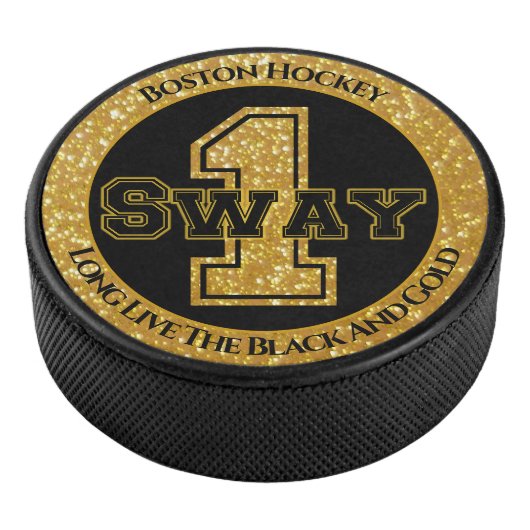 Boston Hockey Sway 1 Hockey Puck (3/4)