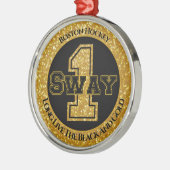 Boston Hockey Sway 1 Metalen Ornament (Links)