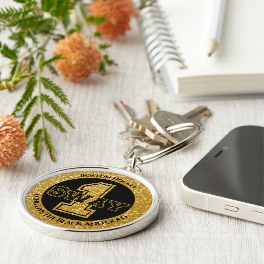 Boston Hockey Sway 1 Sleutelhanger (Zijkant)