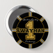 Boston Hockey Swayman 1 Ronde Button 4,0 Cm (Voorkant /achterkant)