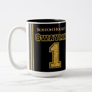 Boston Hockey Swayman 1 Tweekleurige Koffiemok