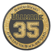 Boston Hockey Ullmark 35 Puck (Voorkant)