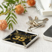 Boston Hockey Ullmark 35 Sleutelhanger (Zijkant)