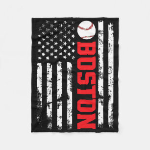 Boston Honkbal Usa Vlag Fleece Deken