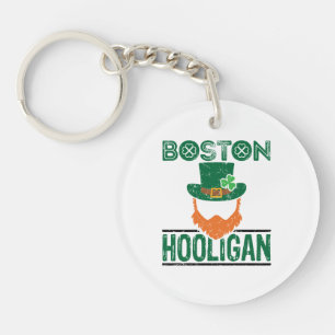 Boston Hooligan St Patricks Day Sleutelhanger