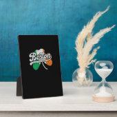 Boston Iers T-shirt Fotoplaat (Zijkant)