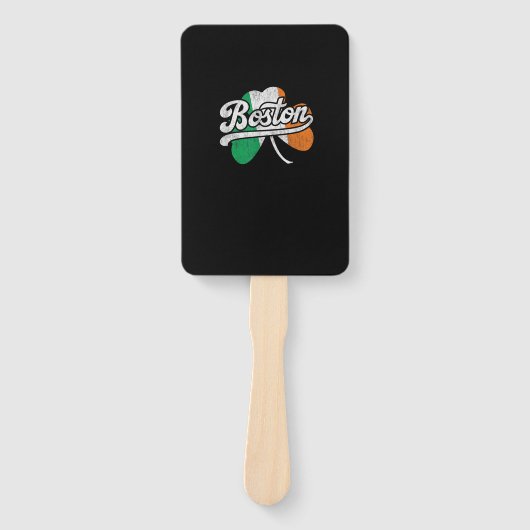 Boston Iers T-shirt Handwaaier (Voorkant)