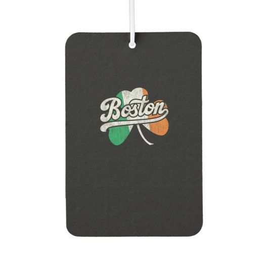 Boston Iers T-shirt Luchtverfrisser (Voorkant)