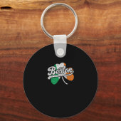 Boston Iers T-shirt Sleutelhanger (Voorkant)