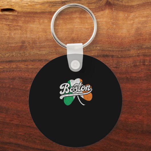 Boston Iers T-shirt Sleutelhanger (Voorkant)