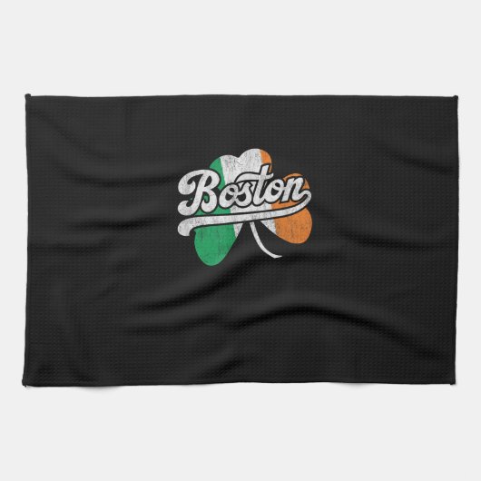Boston Iers T-shirt Theedoek (Horizontaal)