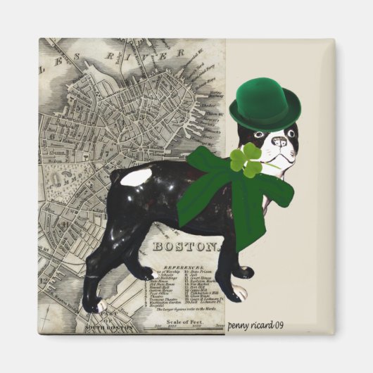 Boston Ierse magneet (Voorkant)