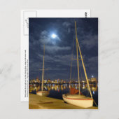 Boston in de Full Moon Briefkaart (Voorkant / Achterkant)