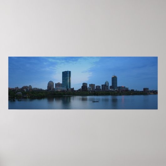 Boston in Dusk Poster (Voorkant)