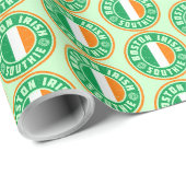 Boston Irish American Southie Cadeaupapier (Rol Hoek)