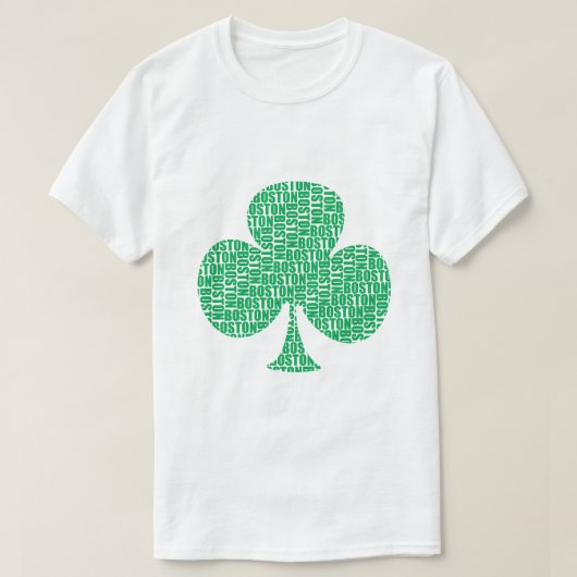 Boston Irish Clover T-Shirts (Design voorkant)
