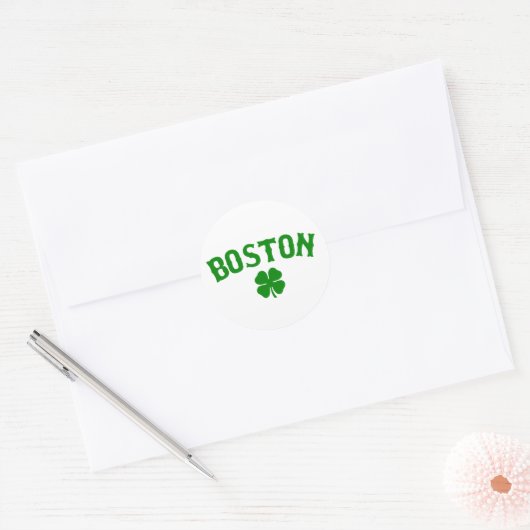 Boston Irish Ronde Sticker (Envelop)