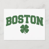 Boston (Irish Shamrock) Briefkaart (Voorkant)