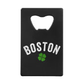 Boston Irish Shamrock Creditkaart Flessenopener (Achterkant)