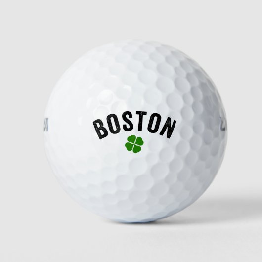 Boston Irish Shamrock Golfballen (Voorkant)