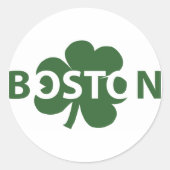 Boston Irish Shamrock Label (Voorkant)