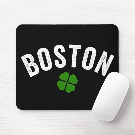 Boston Irish Shamrock Muismat (Met muis)