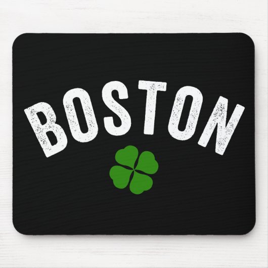 Boston Irish Shamrock Muismat (Voorkant)