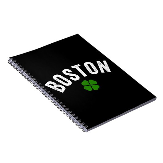 Boston Irish Shamrock Notitieboek (Rechterzijde)