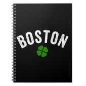 Boston Irish Shamrock Notitieboek (Voorkant)