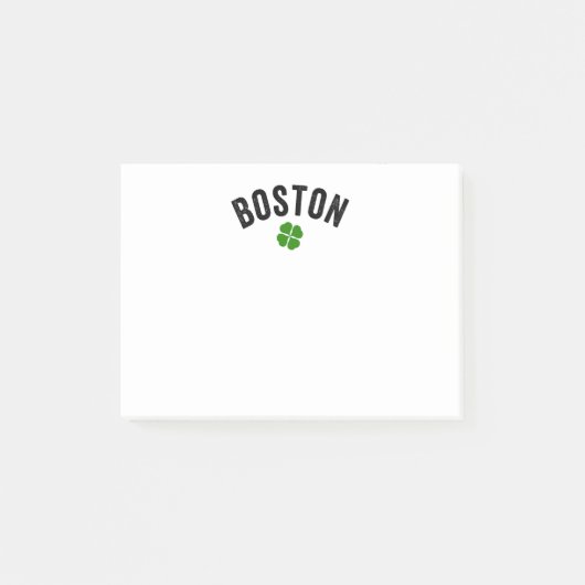 Boston Irish Shamrock Post-it® Notes (Voorkant)
