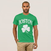 Boston Irish Shamrock T-shirt (Voorkant volledig)