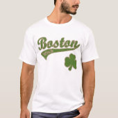 Boston Irish Shamrock t shirt (Voorkant)