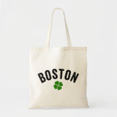 Boston Irish Shamrock Tote Bag (Voorkant)