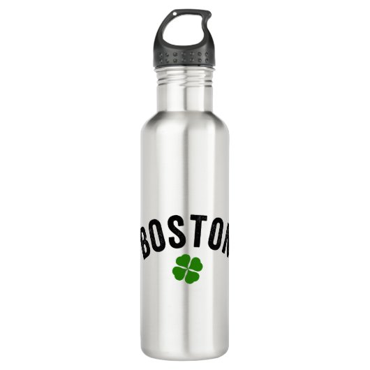 Boston Irish Shamrock Waterfles (Voorkant)