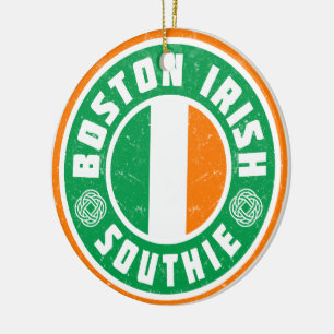 Boston Irish Southie Decoration Keramisch Ornament