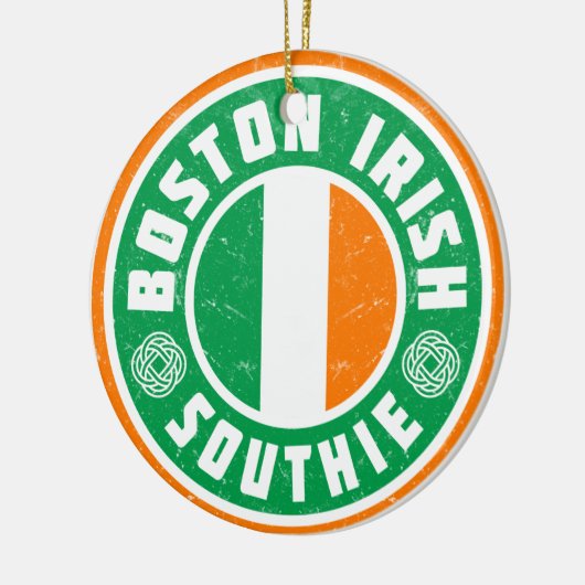 Boston Irish Southie Decoration Keramisch Ornament (Links)