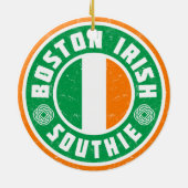 Boston Irish Southie Decoration Keramisch Ornament (Achterkant)