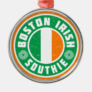 Boston Irish Southie Metalen Ornament