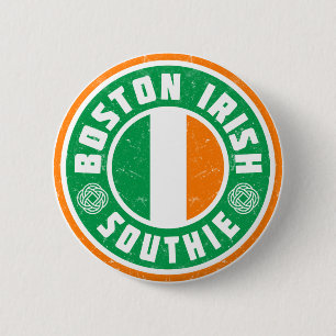 Boston Irish Southie Ronde Button 5,7 Cm