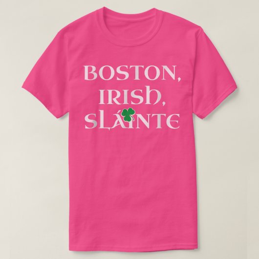 Boston Irish St Patricks Day 2023 Massachusetts T-shirt (Design voorkant)