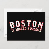 Boston is Geweldige van het schuitje Briefkaart (Voorkant / Achterkant)