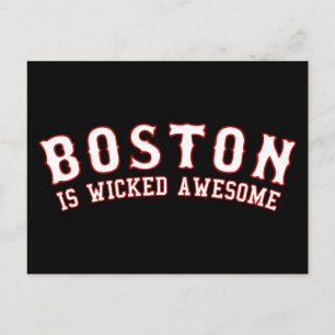 Boston is Geweldige van het schuitje Briefkaart